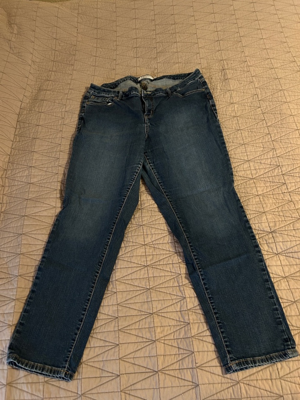 torrid Dark Blue Straight-Leg Jeans